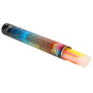 Glow in the dark sticks - 15x - 22 cm - 80s/90s party feestartikelen