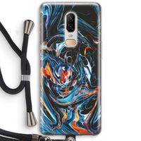 Black Unicorn: OnePlus 6 Transparant Hoesje met koord