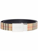 Burberry ceinture réversible à motif Vintage Check - Marron