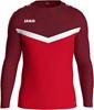 JAKO 8824K Sweater Iconic Kids - Rood/Wijnrood - 152