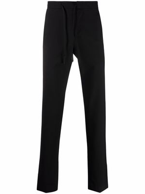 Maison Margiela pantalon droit à taille à lien de resserrage - Noir
