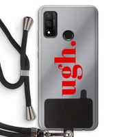Ugh: Huawei P Smart (2020) Transparant Hoesje met koord Ugh: Huawei P Smart (2020) Transparant Hoesje met koord