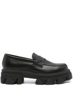 ALOHAS mocassins Trailblazer 55 mm en cuir - Noir