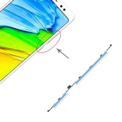 Aan/uit-knop en volume regelaar voor Xiaomi Redmi Note 5/Redmi Note 5 Pro (blauw)