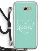 Friends heart pastel: Samsung Galaxy A5 (2017) Transparant Hoesje met koord