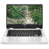 HP Chromebook x360 14a-ca0240nd Intel® Celeron® N4120 35,6 cm (14") Touchscreen Full HD 4 GB LPDDR4-SDRAM 64 GB eMMC Wi-Fi 5 (802.11ac) ChromeOS Zilver - thumbnail