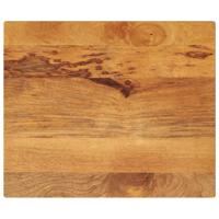 Tafelblad rechthoekig 60x50x2,5 cm massief mangohout