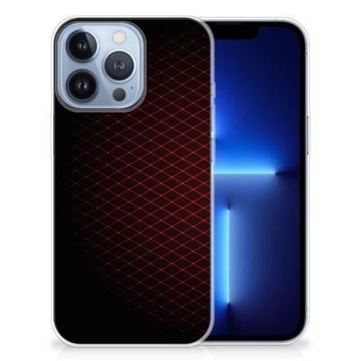Apple iPhone 13 Pro | TPU bumper | Geruit Rood