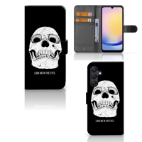 Telefoonhoesje met Naam Samsung Galaxy A25 Skull Eyes