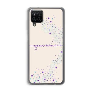 Sterren: Samsung Galaxy A12 Transparant Hoesje