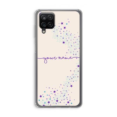 Sterren: Samsung Galaxy A12 Transparant Hoesje