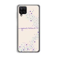 Sterren: Samsung Galaxy A12 Transparant Hoesje