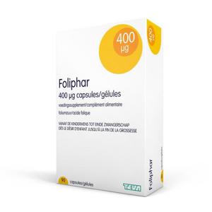 Foliphar 400µg 90 Capsules