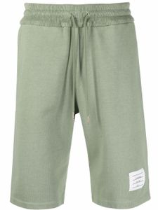 Thom Browne short de sport à patch logo - Vert