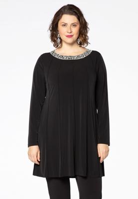 Yoek Tunieks wide bottom | Zwart | Maat 42/44