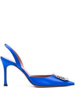 Amina Muaddi escarpins Camelia 90 mm - Bleu