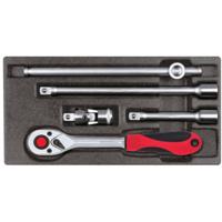 Gedore RED R22150008 3301707 Dopsleutelset 5-delig Gedore RED R22150008 3301707 Dopsleutelset 5-delig