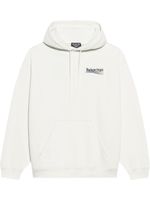 Balenciaga hoodie à motif Political Campaign brodé - Blanc