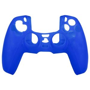 Silicone Case Cover Skin voor PS5 DualSense Controller - Blauw