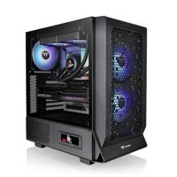 Thermaltake Ceres 330 TG Midi-tower Gaming-behuizing Zwart Zijvenster