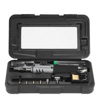 HS-1115K 10-in-1 multifunctionele gassoldeerijzeren gereedschapsset (grijs handvat)