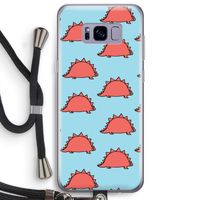 Dinosawrr: Samsung Galaxy S8 Plus Transparant Hoesje met koord
