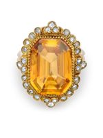 Pragnell Vintage bague Remounted sertie de topaze et diamants - Or