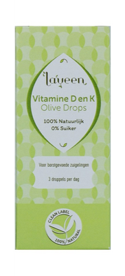 Laveen Olive Drops Vitamine D en K Druppels