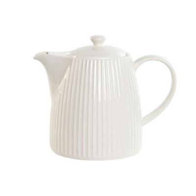 Theepot Home ESPRIT Wit Porselein 1 L Theepot Home ESPRIT Wit Porselein 1 L