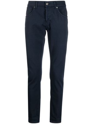 DONDUP jean droit à taille mi-haute - Bleu