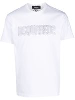 DSQUARED2 t-shirt en coton à logo imprimé - Blanc