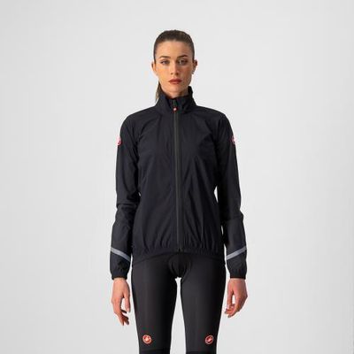 Castelli Emergency 2 regenjack zwart dames M