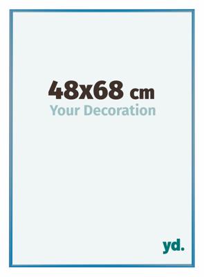 Puzzellijst 48x68 cm - Staal Blauw - Aluminium - Kent