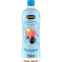 Jumbo Fruitsiroop Bosvruchten met Appel 750ML