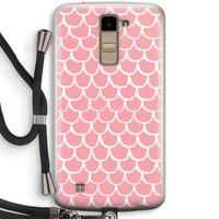 Dakpannetjes: LG K10 (2016) Transparant Hoesje met koord
