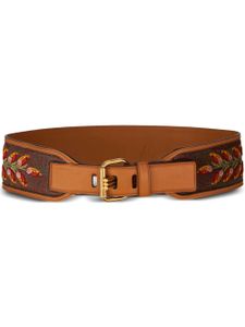 ETRO ceinture à broderies - Marron