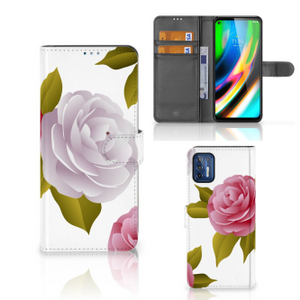 Motorola Moto G9 Plus Hoesje Roses