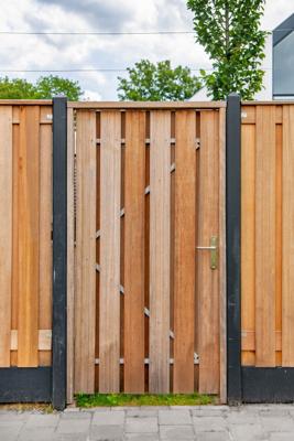 Tuindeur Privacy hardhout 120 cm Tuindeco - Tuindeco