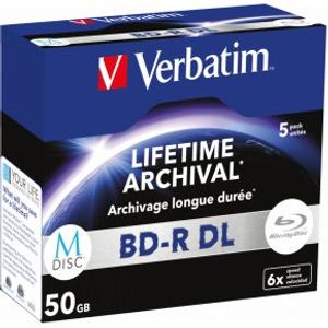 Verbatim BD-R DL Blu-Ray 50GB 6X 5st. MDISC