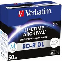 Verbatim BD-R DL Blu-Ray 50GB 6X 5st. MDISC Verbatim BD-R DL Blu-Ray 50GB 6X 5st. MDISC