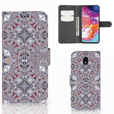 Samsung Galaxy A70 | Bookcase | Flower Tiles