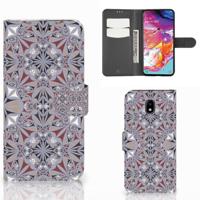 Samsung Galaxy A70 | Bookcase | Flower Tiles