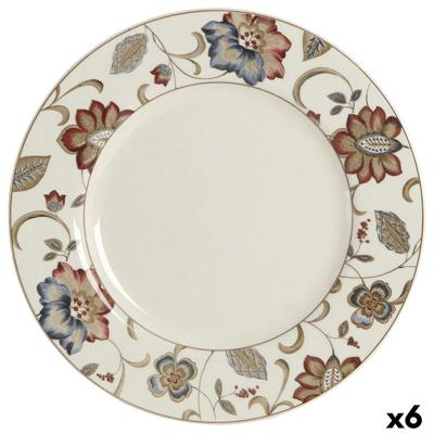 Eetbord Queen´s By Churchill Jacobean Gebloemd Keramisch Porslin (6 Stuks)