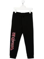 DSQUARED2 KIDS pantalon de jogging à logo imprimé - Noir - thumbnail