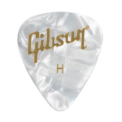Gibson Celluloid Parelmoer Heavy Plectrum - Per Stuk Gibson Celluloid Parelmoer Heavy Plectrum - Per Stuk