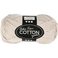 Creativ Company Katoengaren, zandkleur, 50gr, 170m