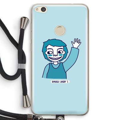 Zwaai: Huawei Ascend P8 Lite (2017) Transparant Hoesje met koord