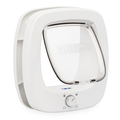 Kattendr big cat flap 19,6x18,4 wit - Hortus