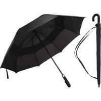 Paraplu Ø130cm Fiber Zwart - thumbnail