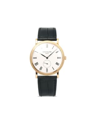 Patek Philippe montre Calatrava 36 mm pre-owned - Blanc